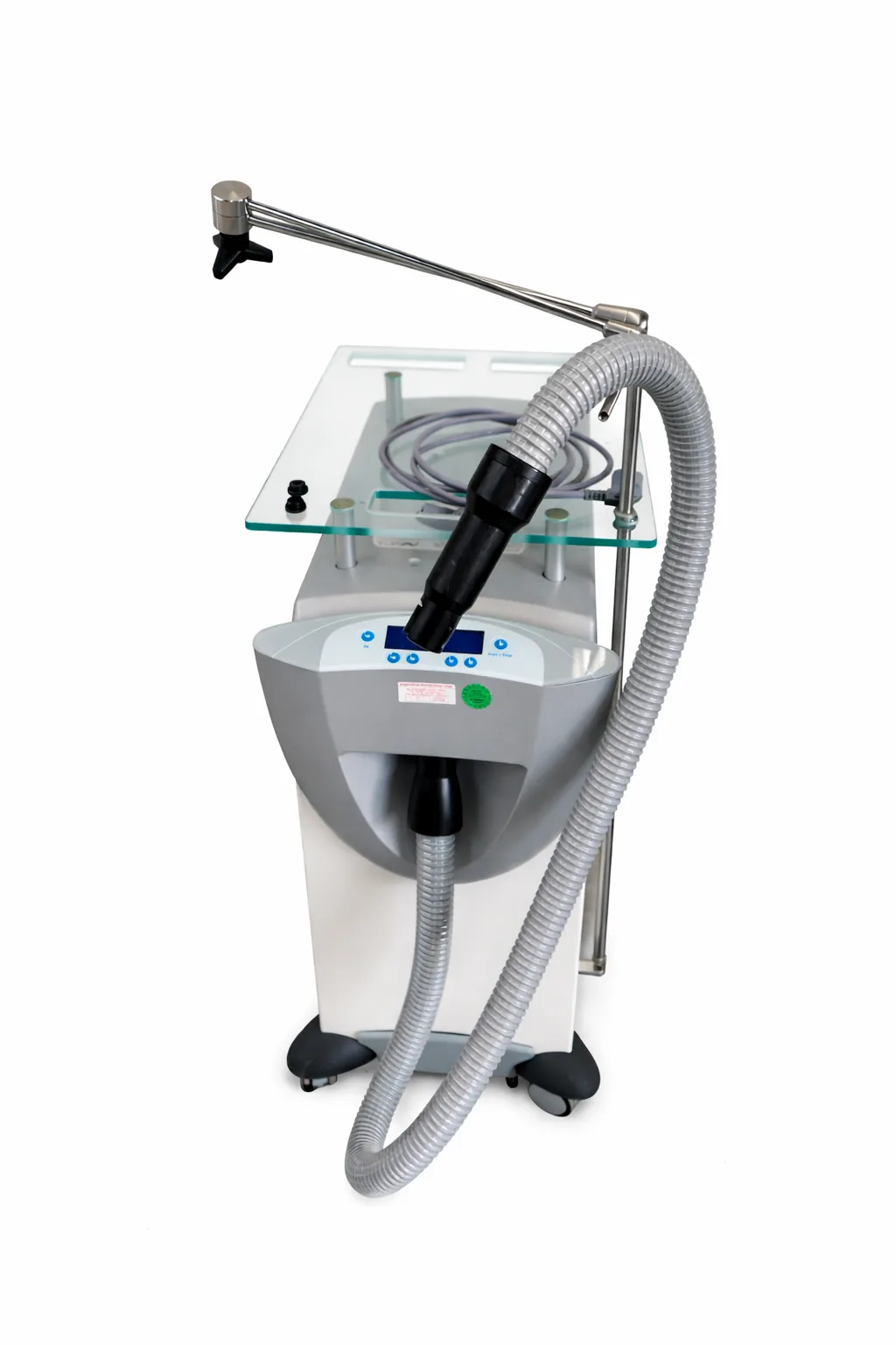 Ganzkörperkältetherapiegerät Zimmer Cryo 6 mit Applikator und Schlauch auf Rollen
