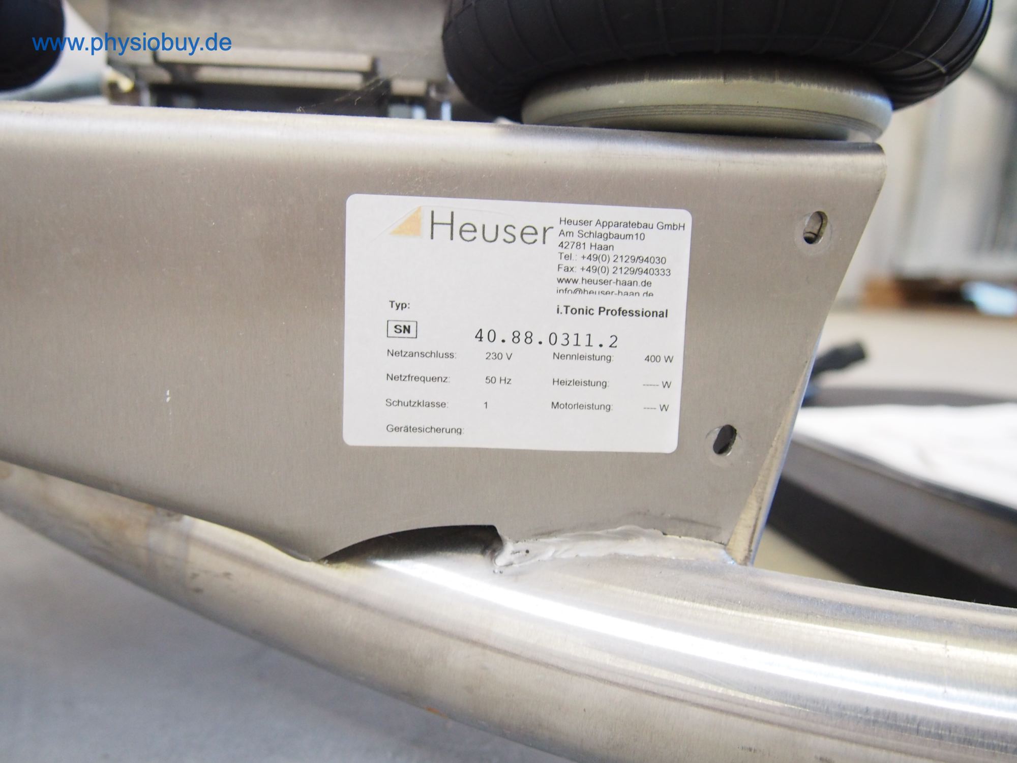 Im Kundenauftrag: ITONIC Vibrationsplatte