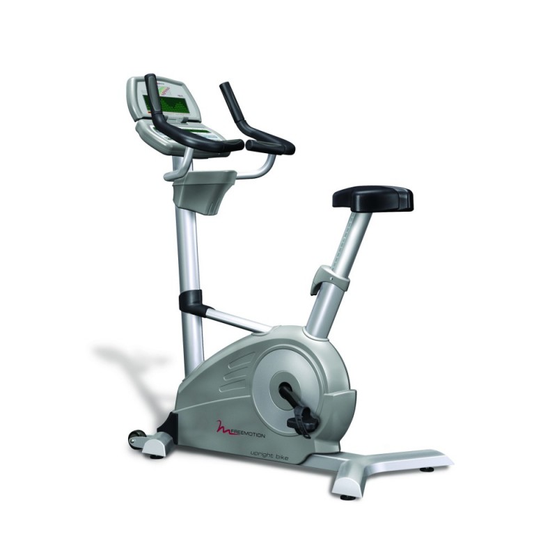 Ergometer FreeMotion Upright Bike Basic in Silber, Seitenansicht