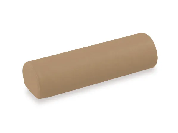 Dreiviertelrolle aus Schaumstoff in Camel, Seitenansicht