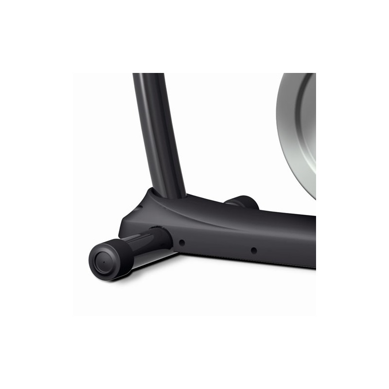 Pedal und Rahmenfuß des Ergo-Fit Cycle 457 MED, Nahaufnahme