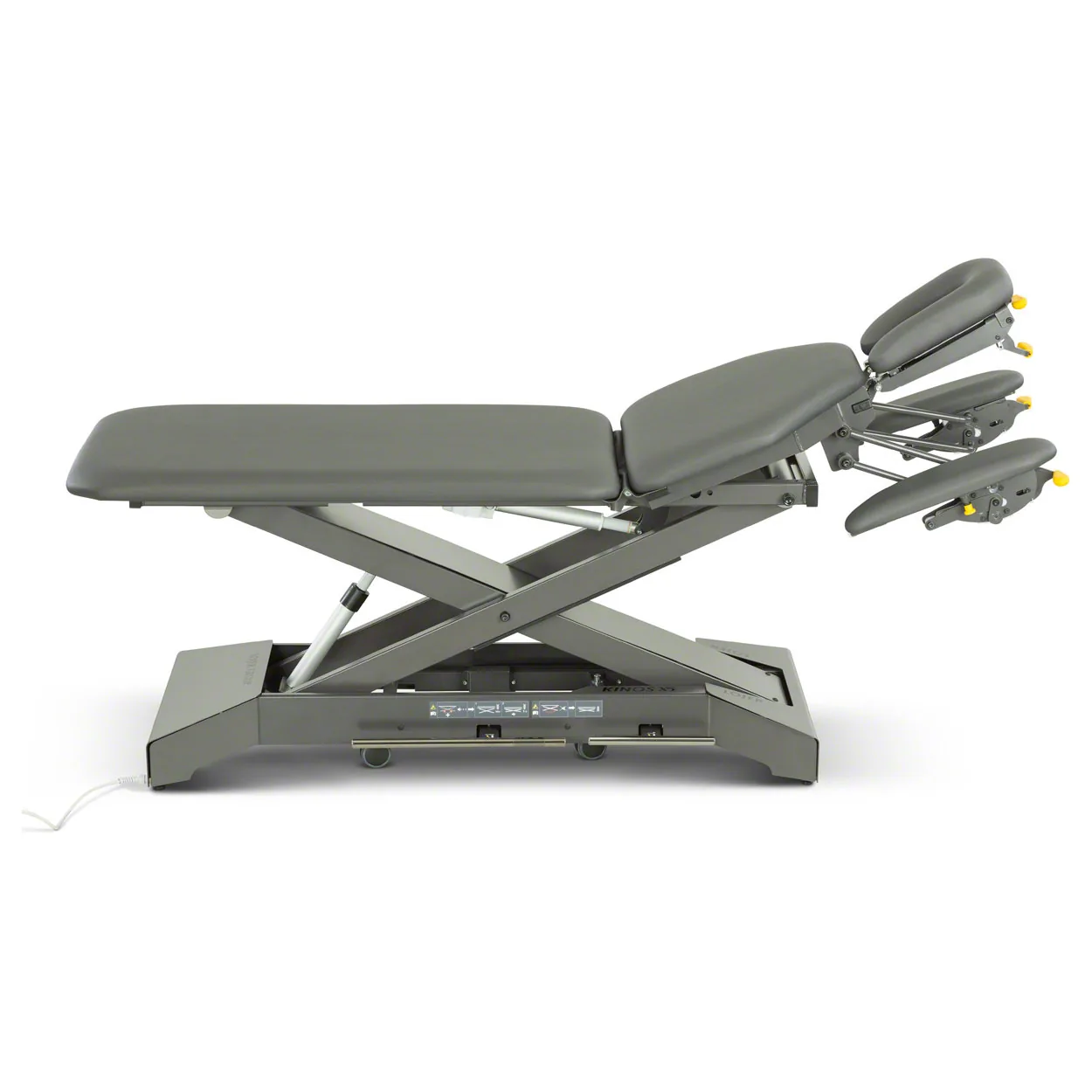 Neu Lojer Therapieliege Kinos X5 Radautomatik & Fußschalter, LxBxH 203x65x46-95 cm, carbon