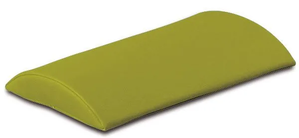 Lordosekissen aus Schaumstoff in Gelbgrün, Seitenansicht