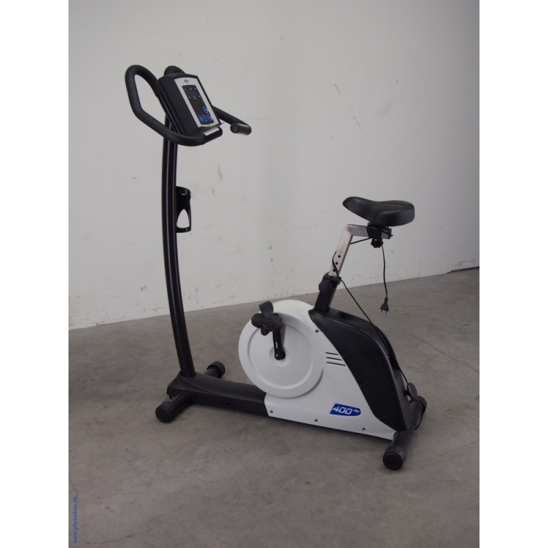 Ergofit Cycle 400 Fahrradergometer, weißes Gehäuse mit schwarzer Konsole