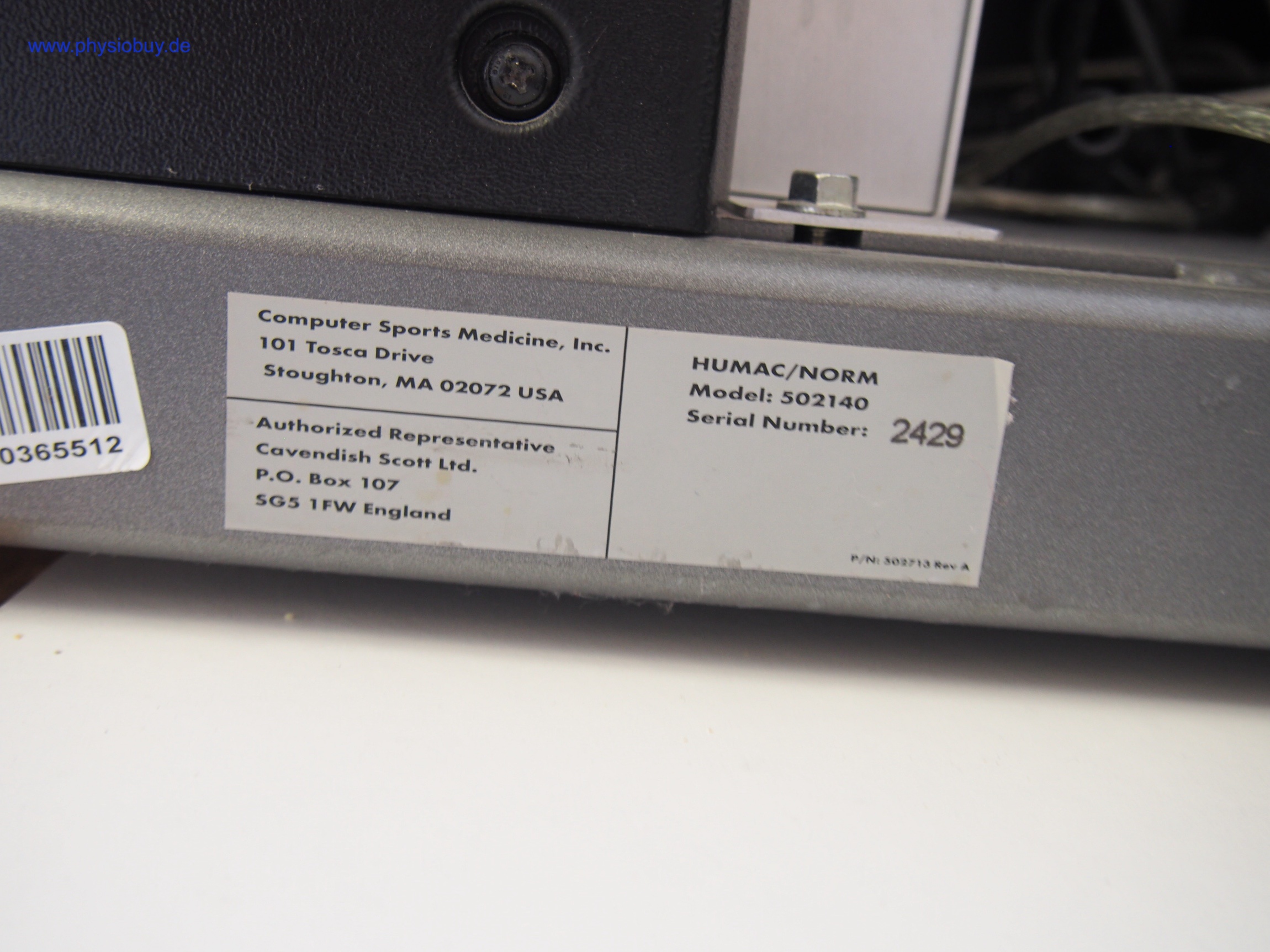 Cybex Norm (Humac Norm) mit Upgrade und Rückenmodul - gebraucht