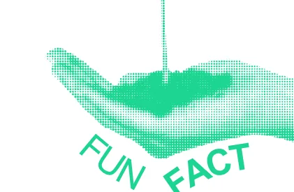 Illustration: Hand mit Setzling und FUN-FACT-Schriftzug