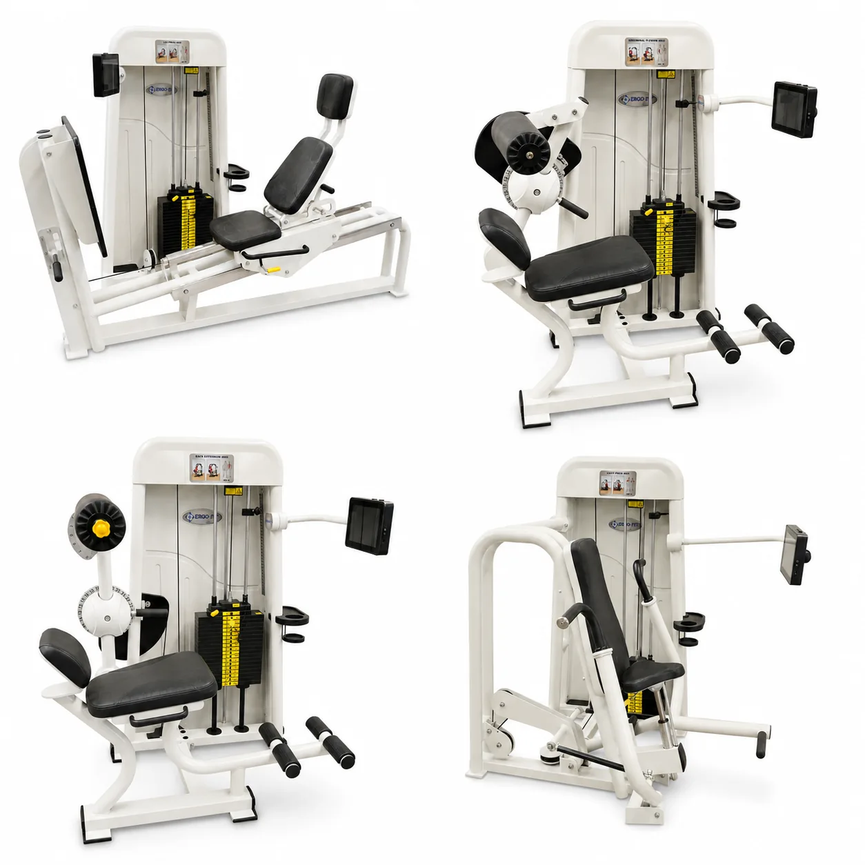 4 x Ergo-Fit 4000S med. mit Touchscreen Monitor - gebraucht