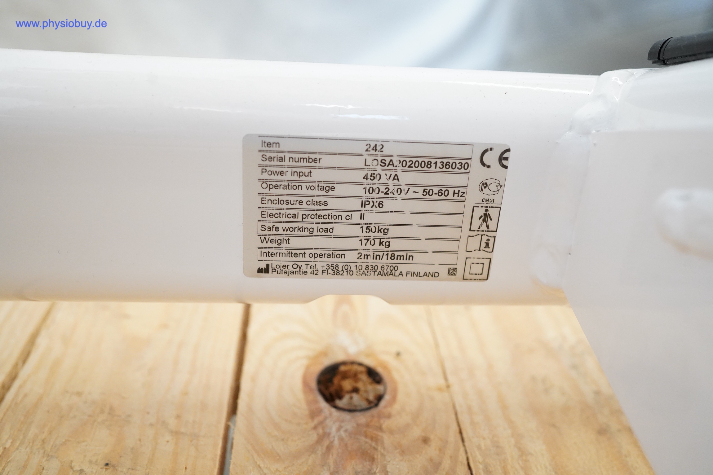 Lojer Manuthera 242 Behandlungsliege - neuwertig