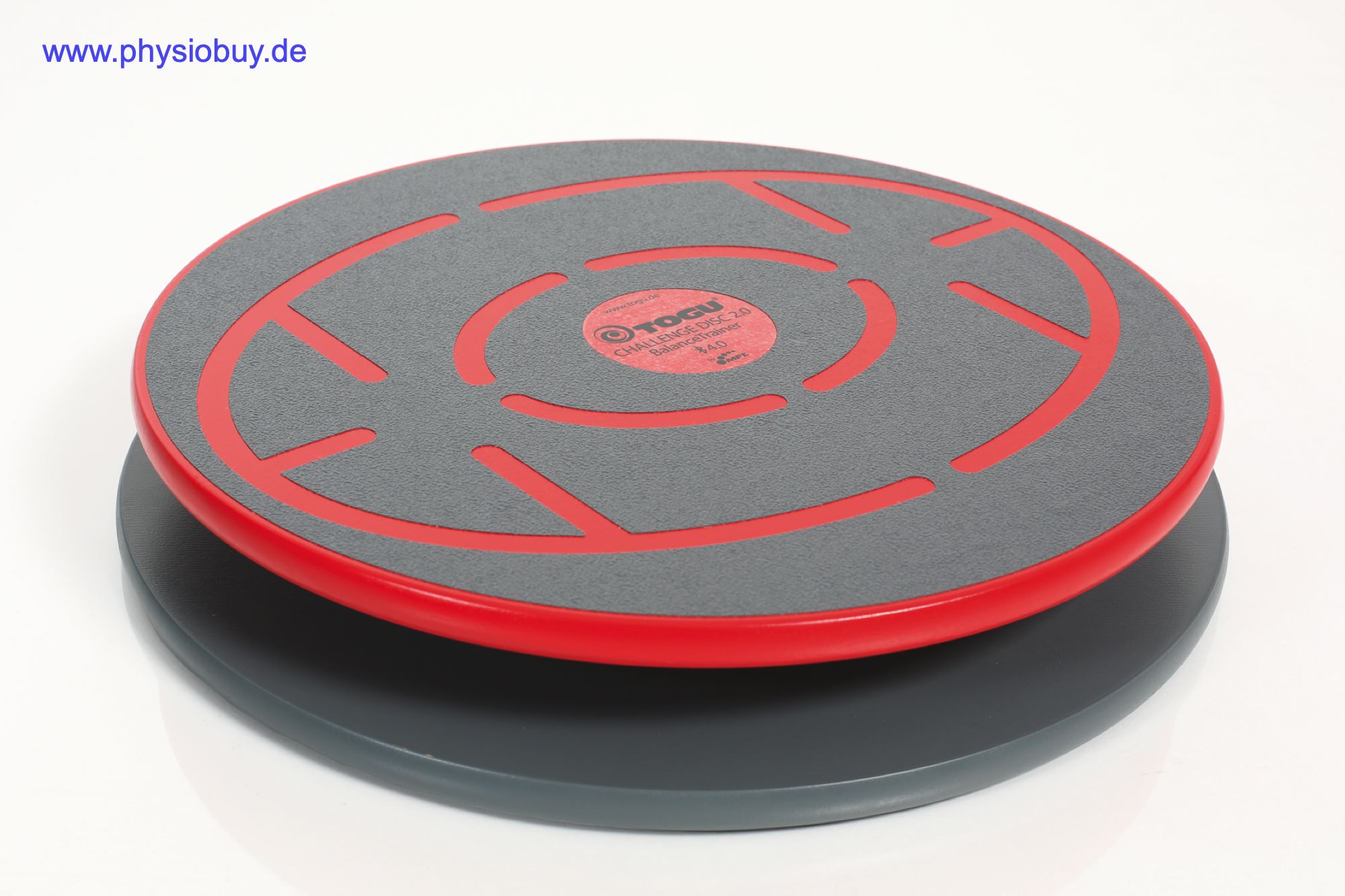Togu Challenge Disc 2.0 von der Seite mit sichtbarer Standhöhe