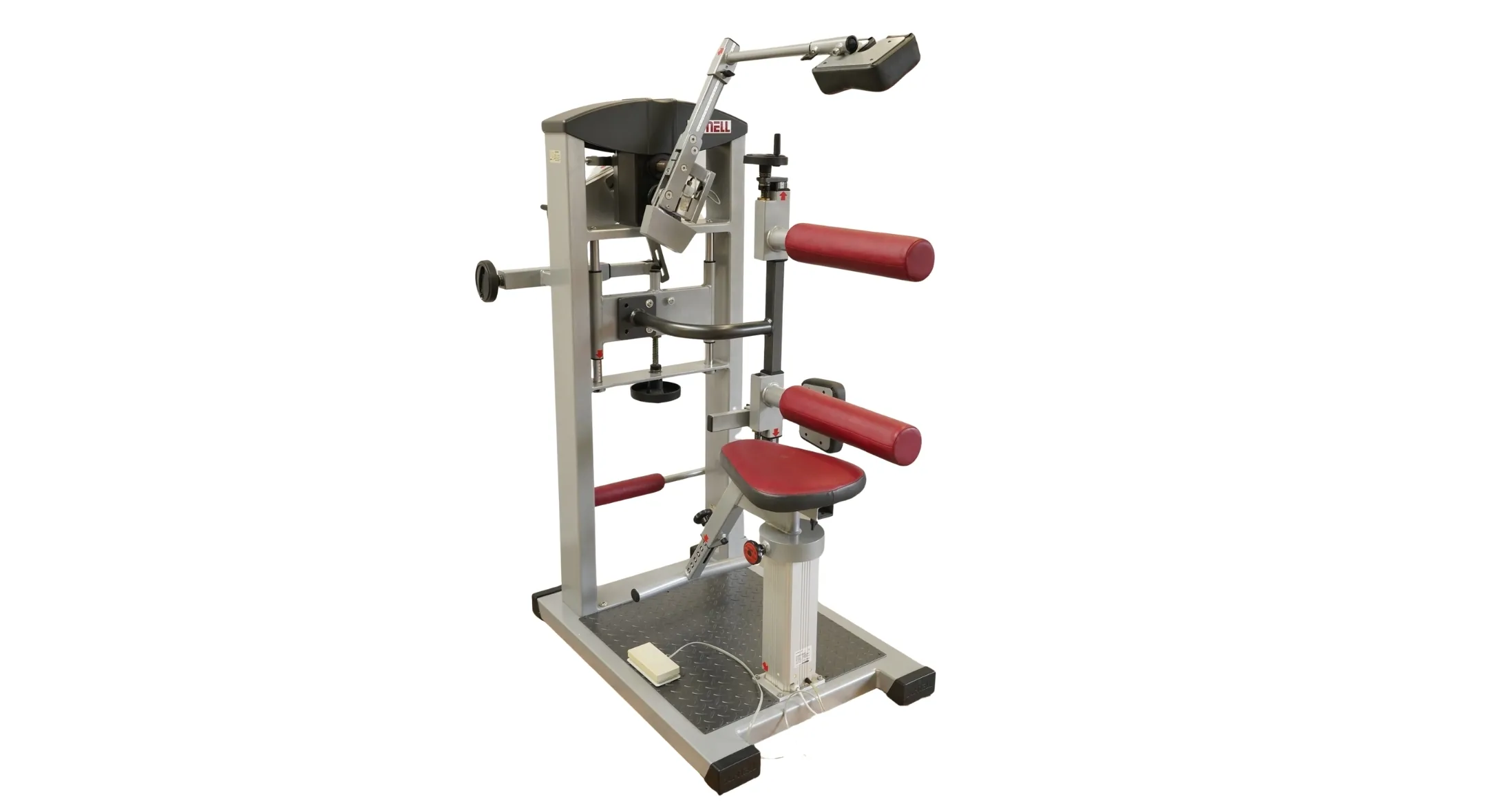Schnell HWS-Trainer Diagnos msc mit rotem Kopf- und Sitzpolster
