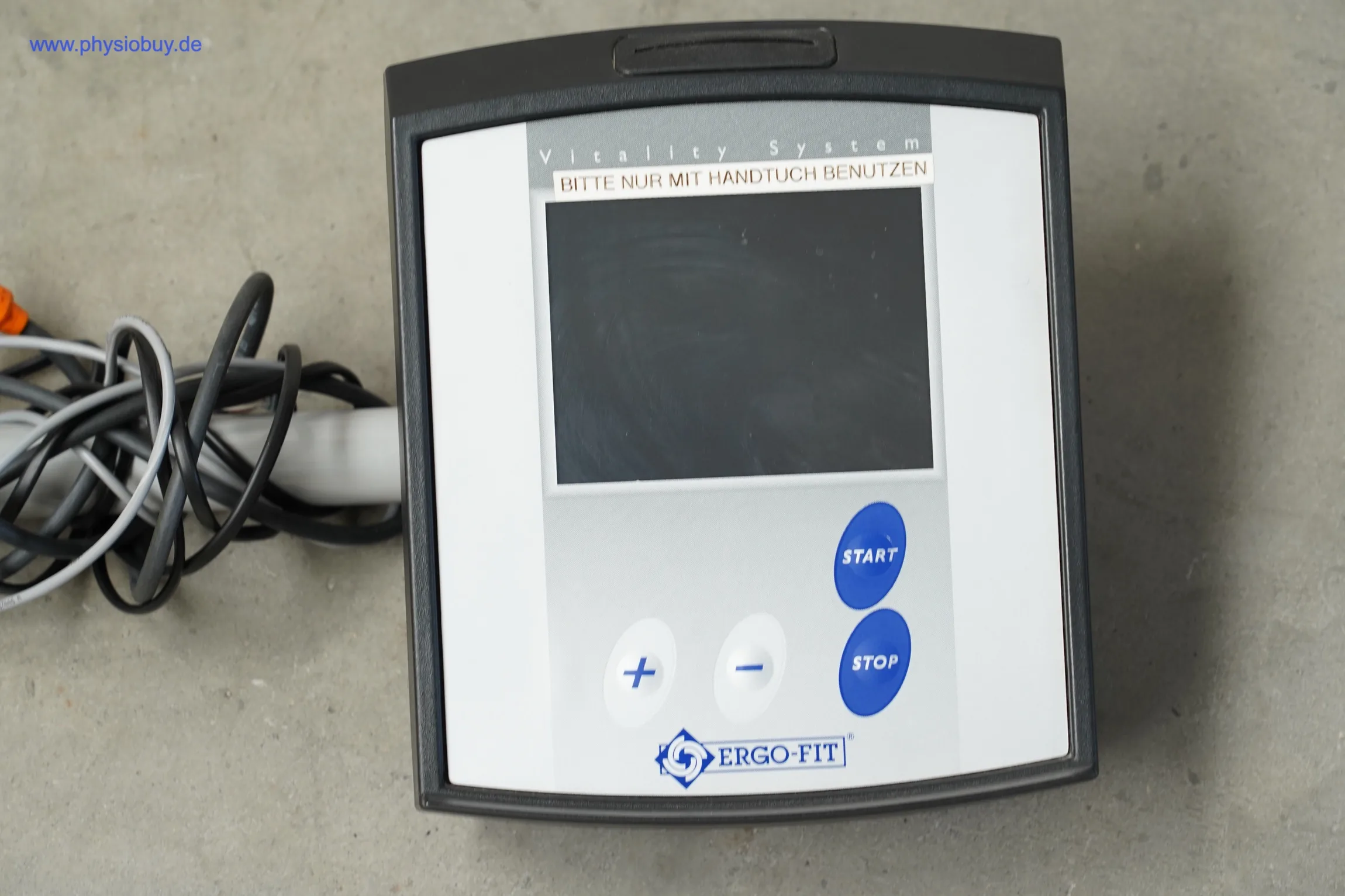 Monitor Ergo-Fit Vitality System mit Display, Start- und Stopptaste