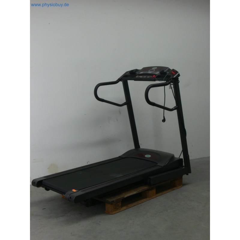 Laufband von Kettler in Schwarz mit Haltegriffen und Bedienkonsole