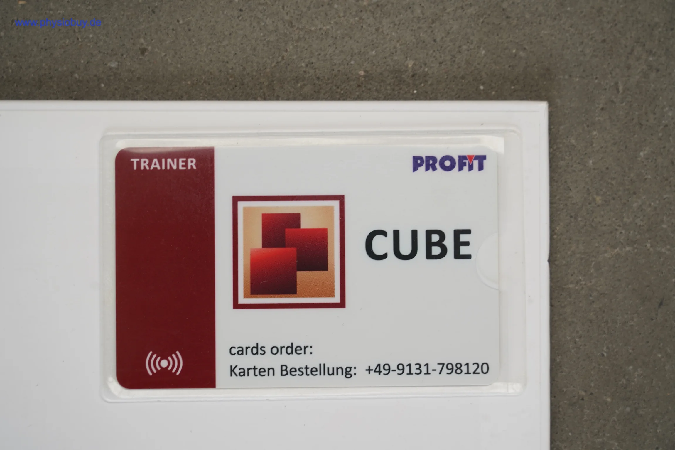 Trainer-Chipkarte PROFiT CUBE des Schnell Synchro MED-Systems