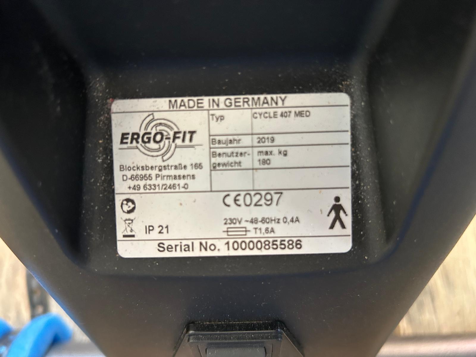 Ergo-Fit Cycle 407 Med - gebraucht