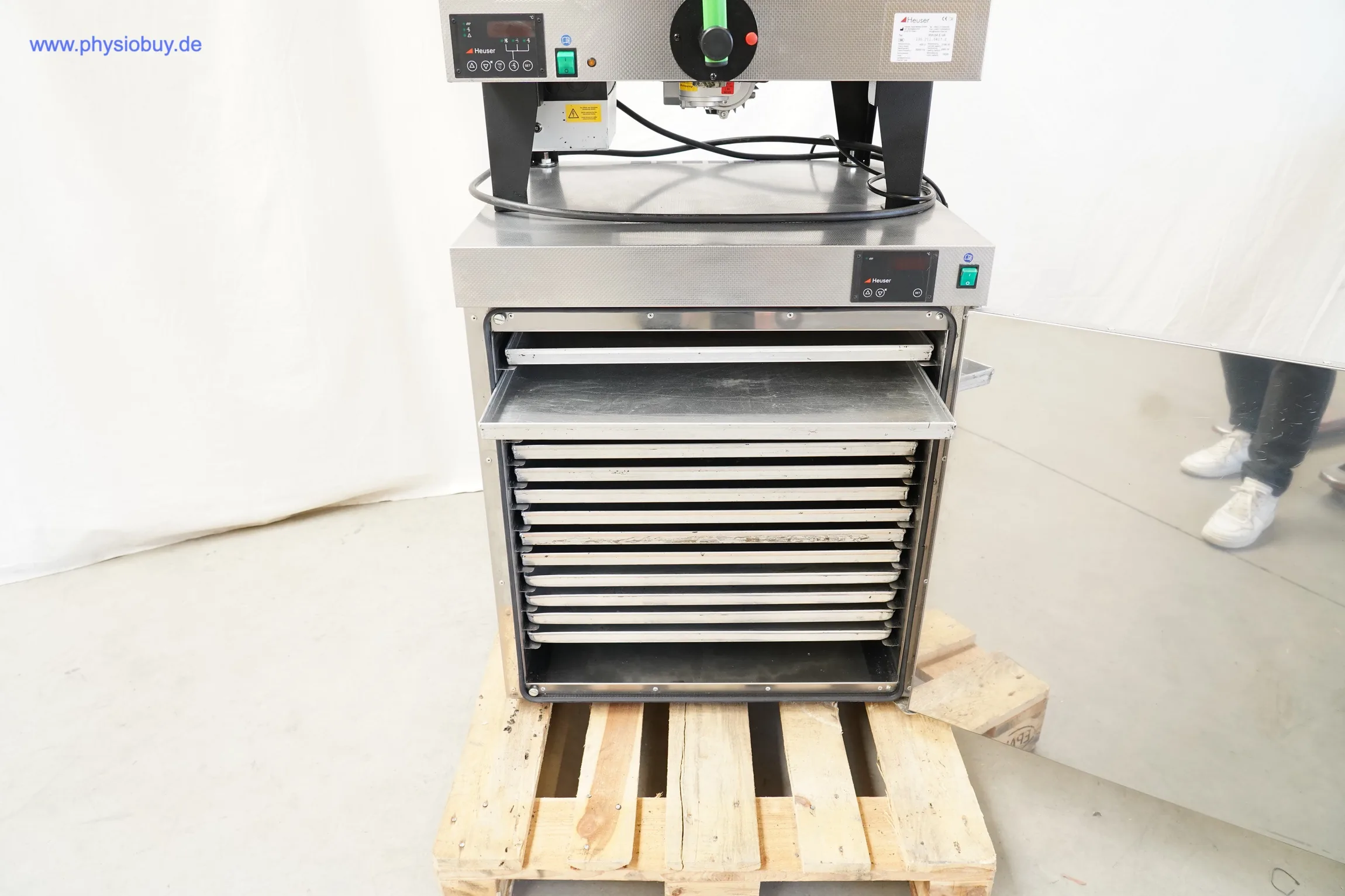 Heuser Fangoanlage RW 63 E-VA mit Warmhalteschrank WS14-6044F - gebraucht