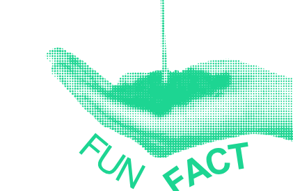 Illustration: Hand mit Setzling und FUN-FACT-Schriftzug