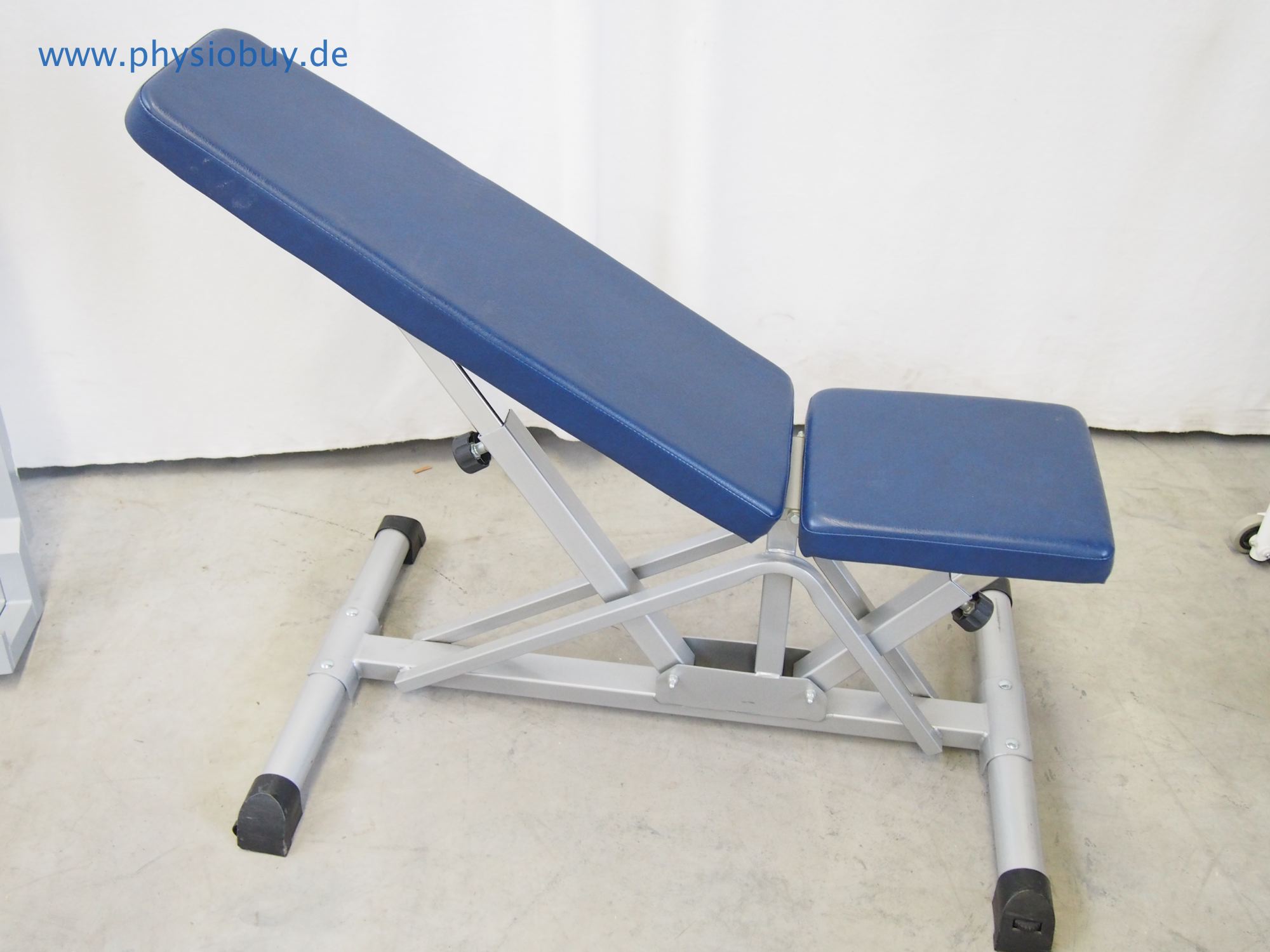 Blaue Trainingsbank/Freihantelbank, verstellbar