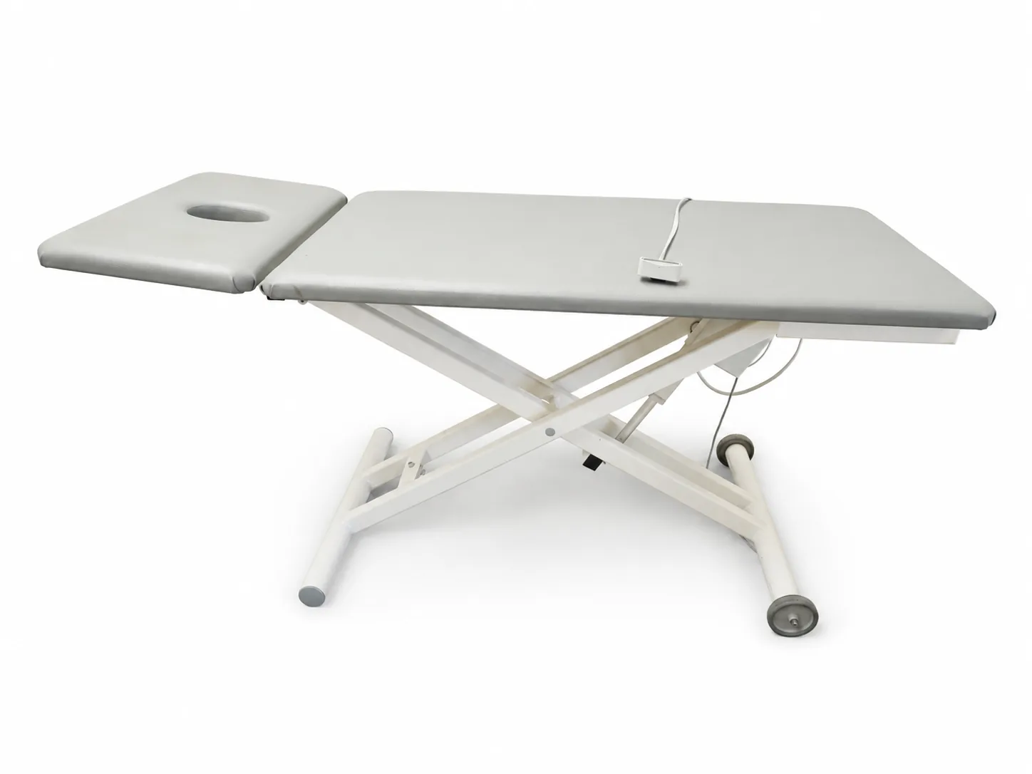 Physiothek Behandlungsliege GAMMA 70 cm breit mit hellgrauem Polster