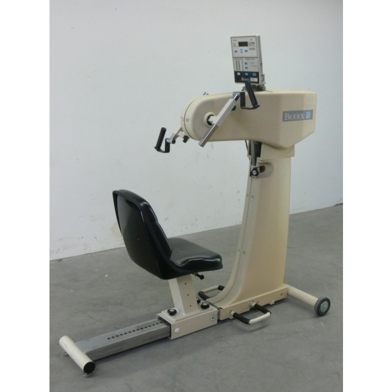 Biodex Oberkörperergometer mit Kurbelarmen und gepolstertem Sitz, Gebrauchtgerät