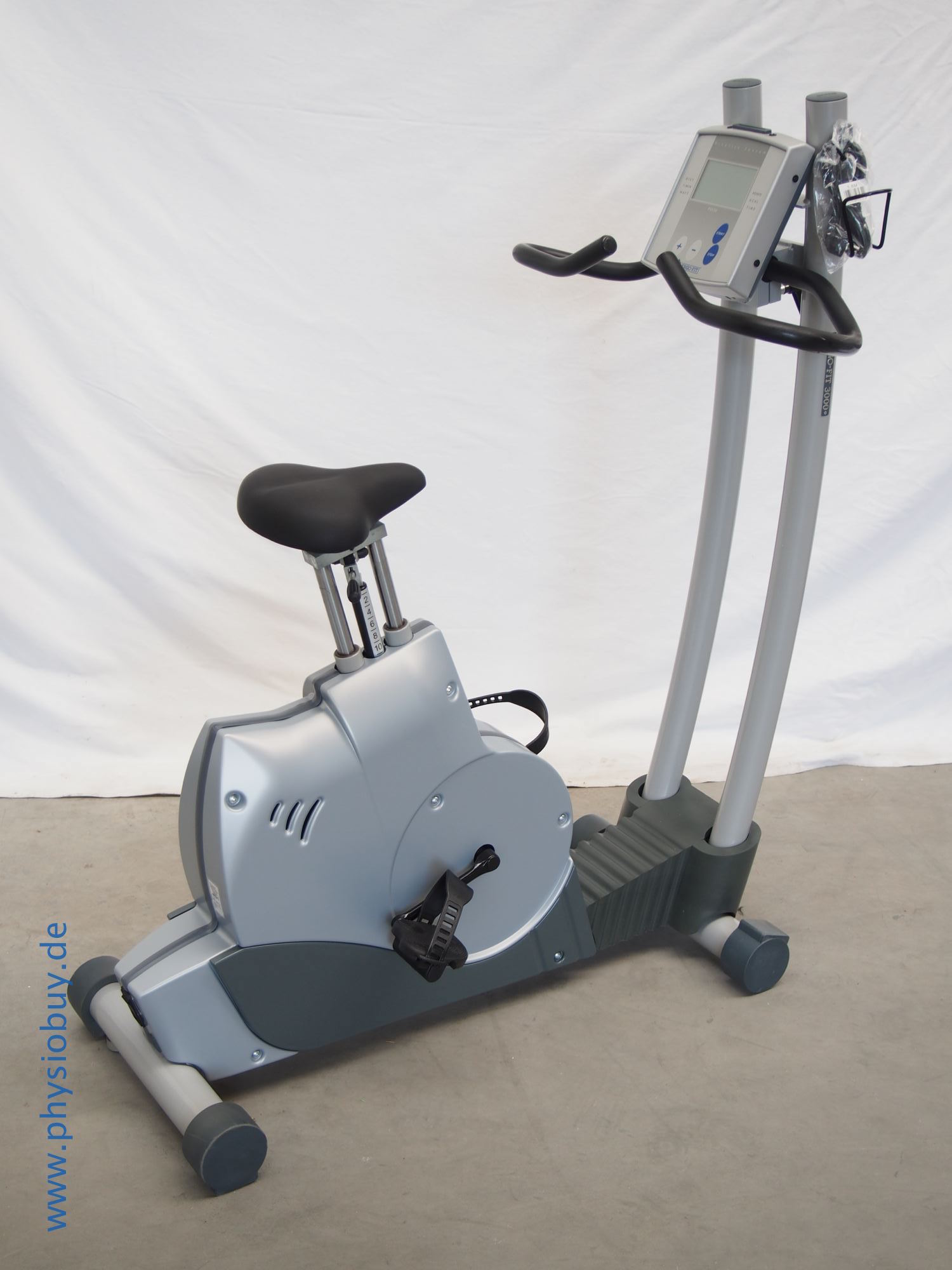 Ergo-Fit Cycle 3000 Ergometer mit Display, Seitenansicht