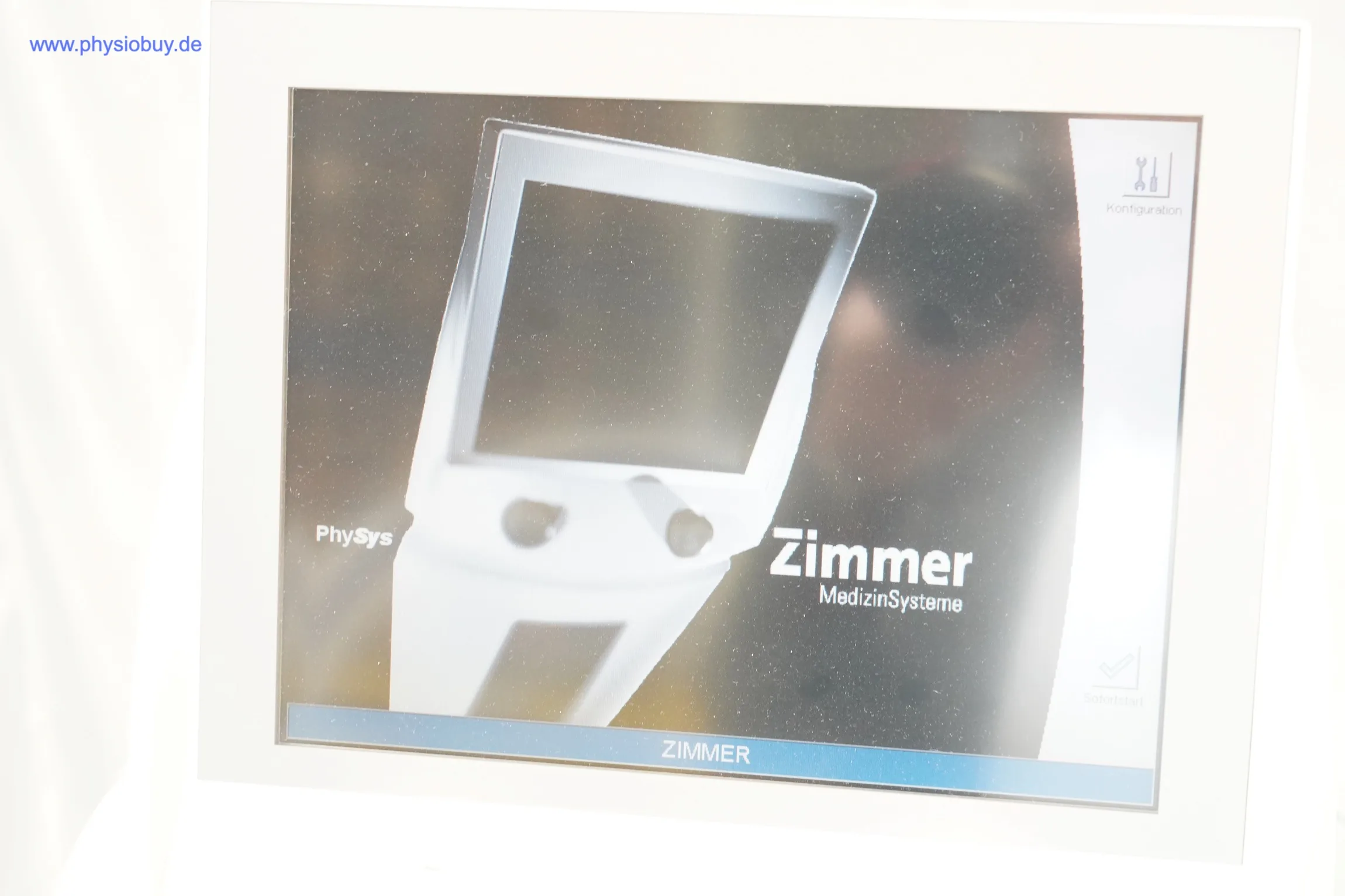 Zimmer PhySys, gedruckte Produktabbildung mit Zimmer-Logo