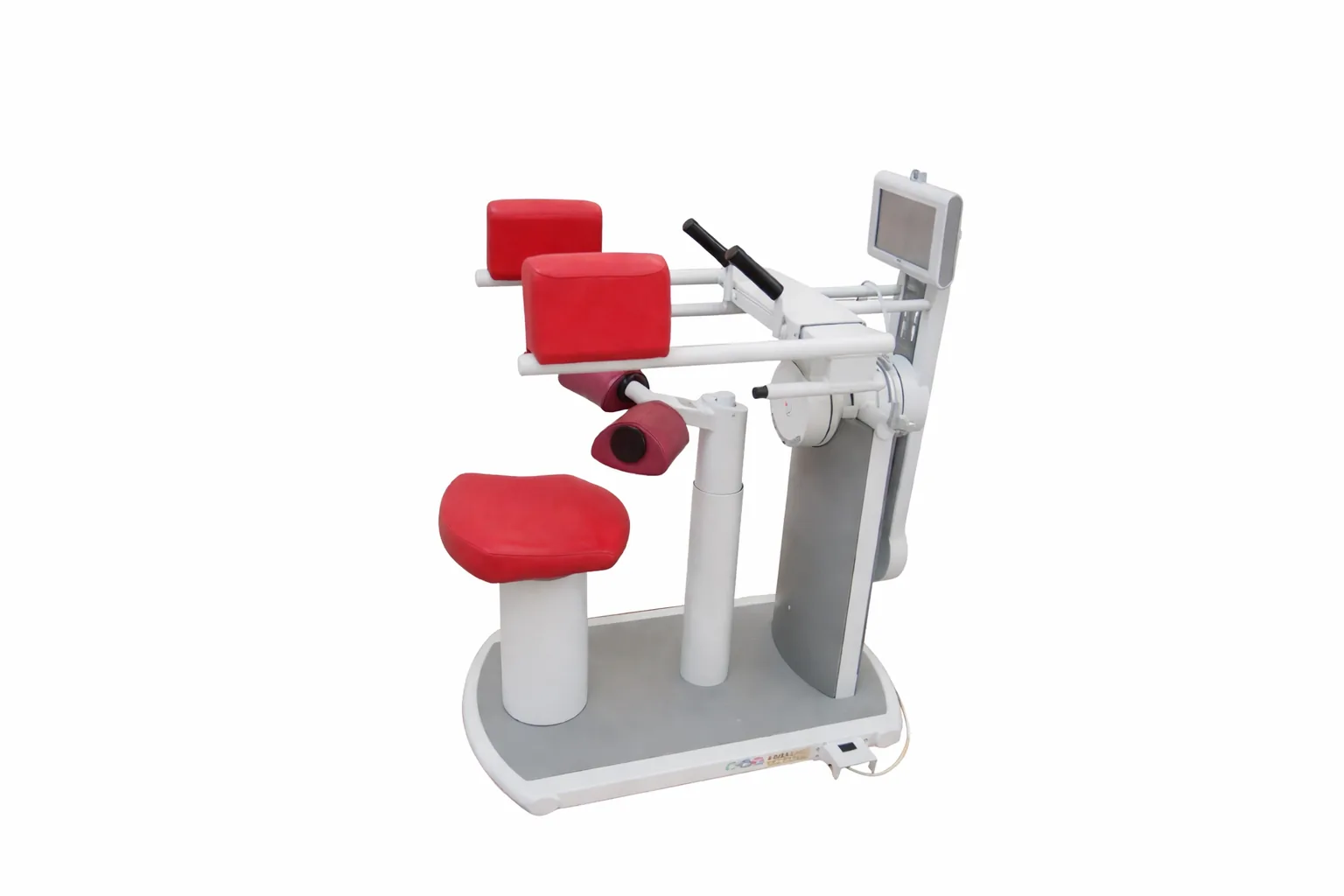 FREI Factum novus II Lateraltrainer mit rotem Sitz und Polstern