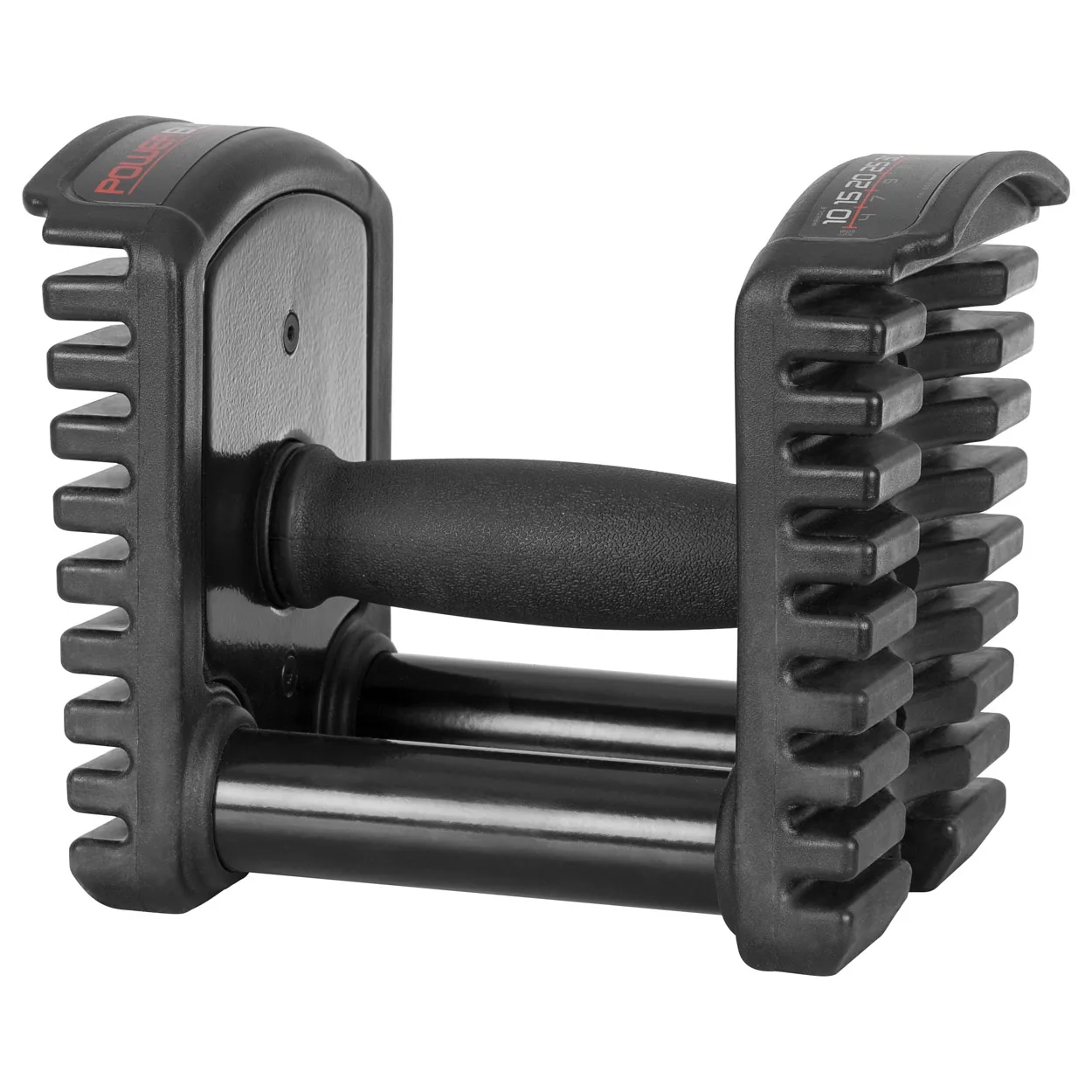 Power Block Kurzhantel Sport 50 freigestellt, Seitenansicht mit Griff