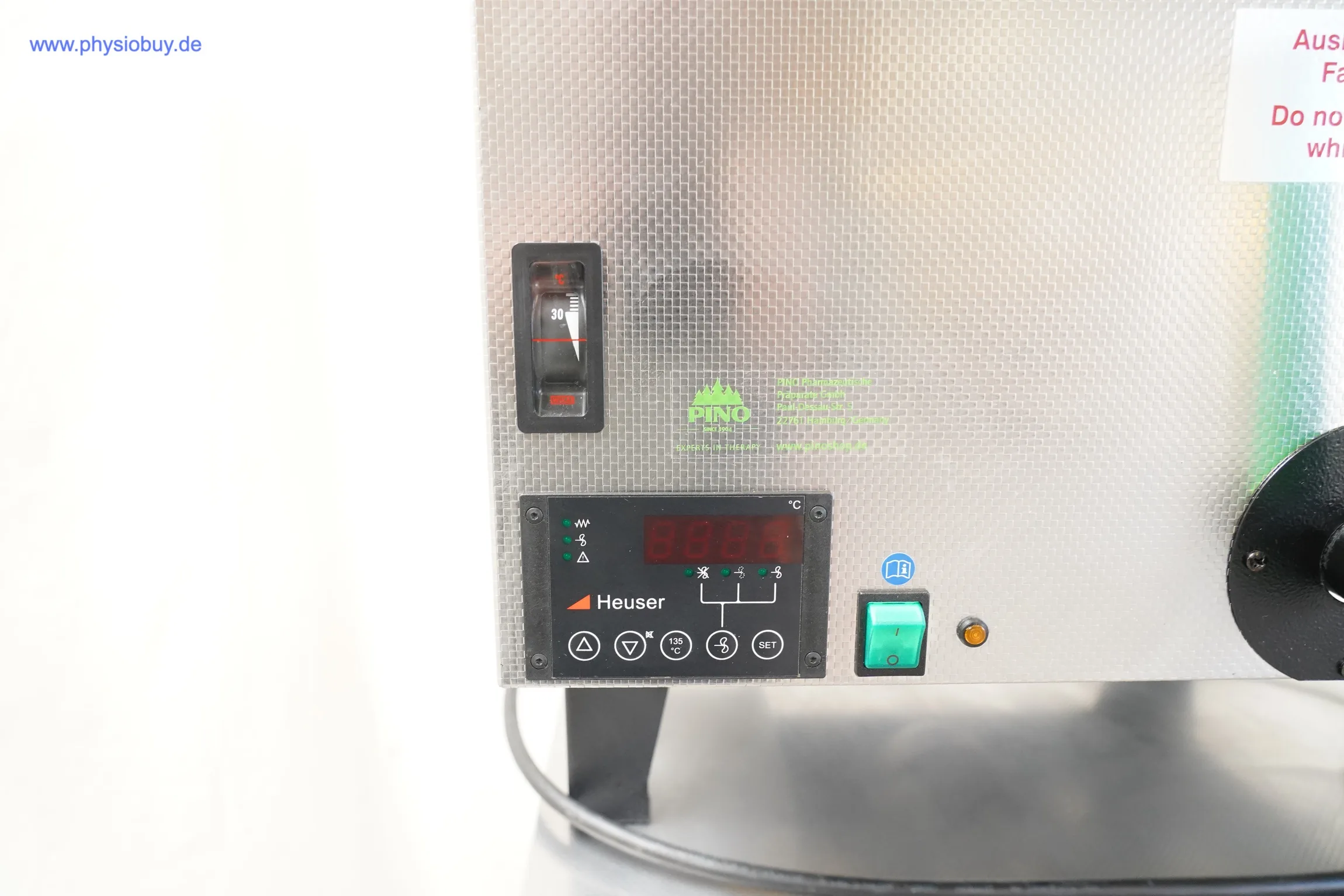 Heuser Fangoanlage RW 63 E-VA mit Warmhalteschrank WS14-6044F - gebraucht