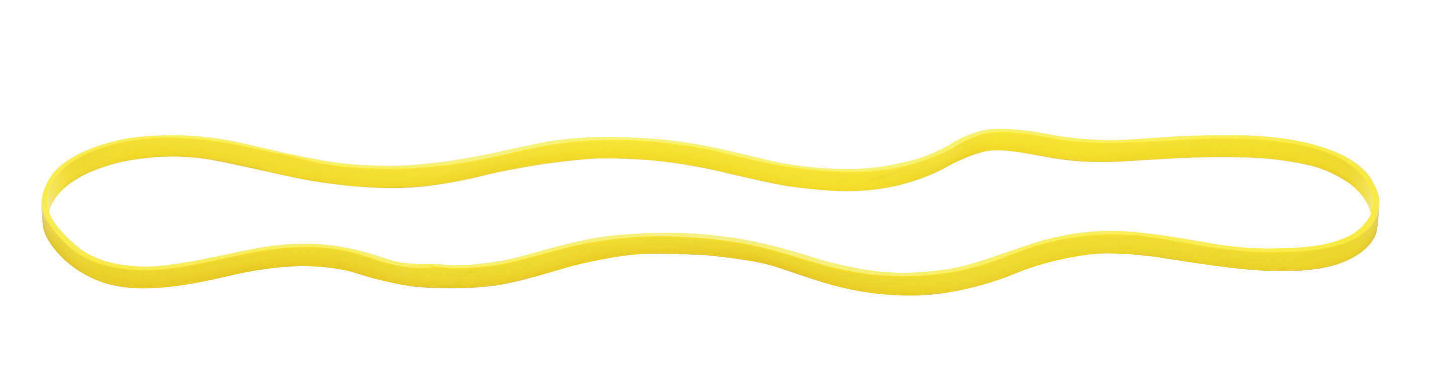 Gelbes Trendy Rubber Band als flache Widerstandsschlaufe
