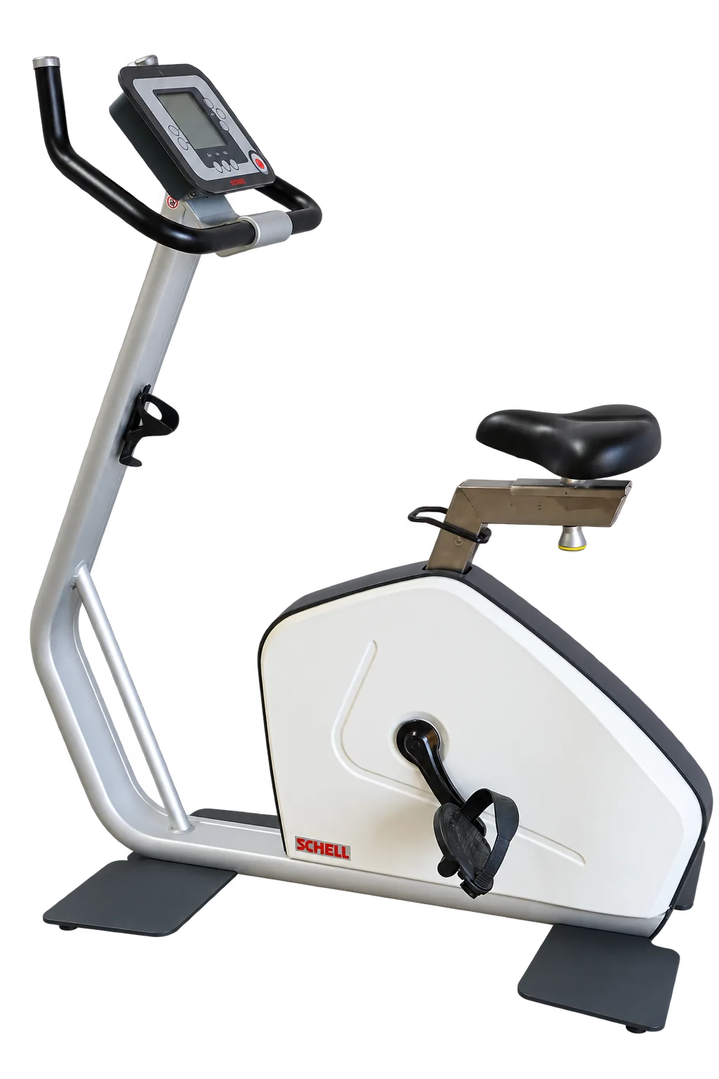 Fahrrad-Ergometer des Schnell Synchro Zirkels mit Display, Studioaufnahme