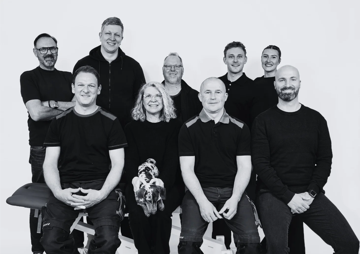 Das Physiobuy-Team in der Ausstellung