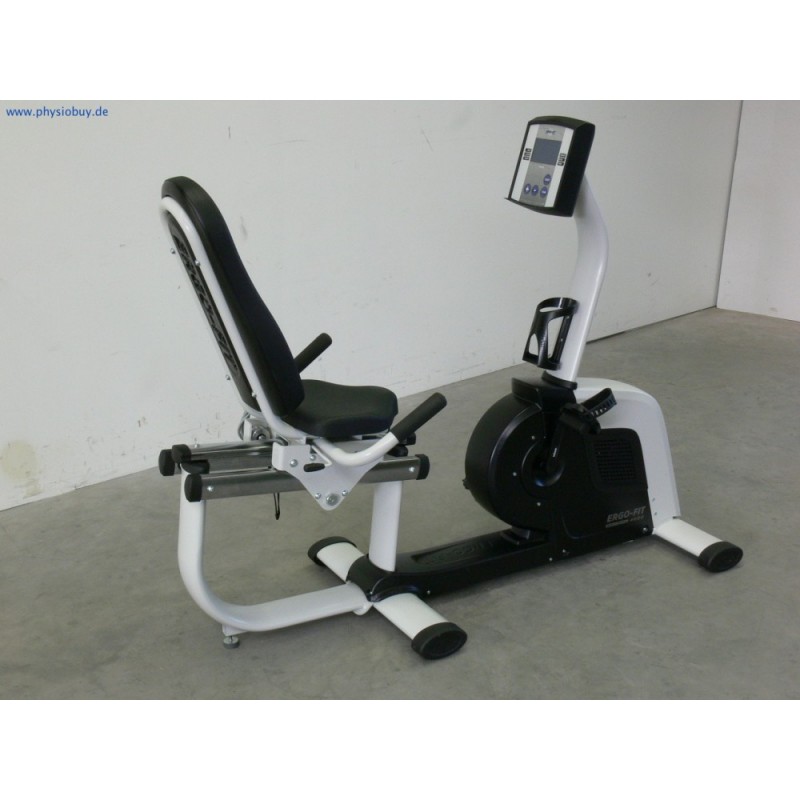 Liegeergometer Ergo-Fit Recumbent 4000 med mit schwarzem Sitz