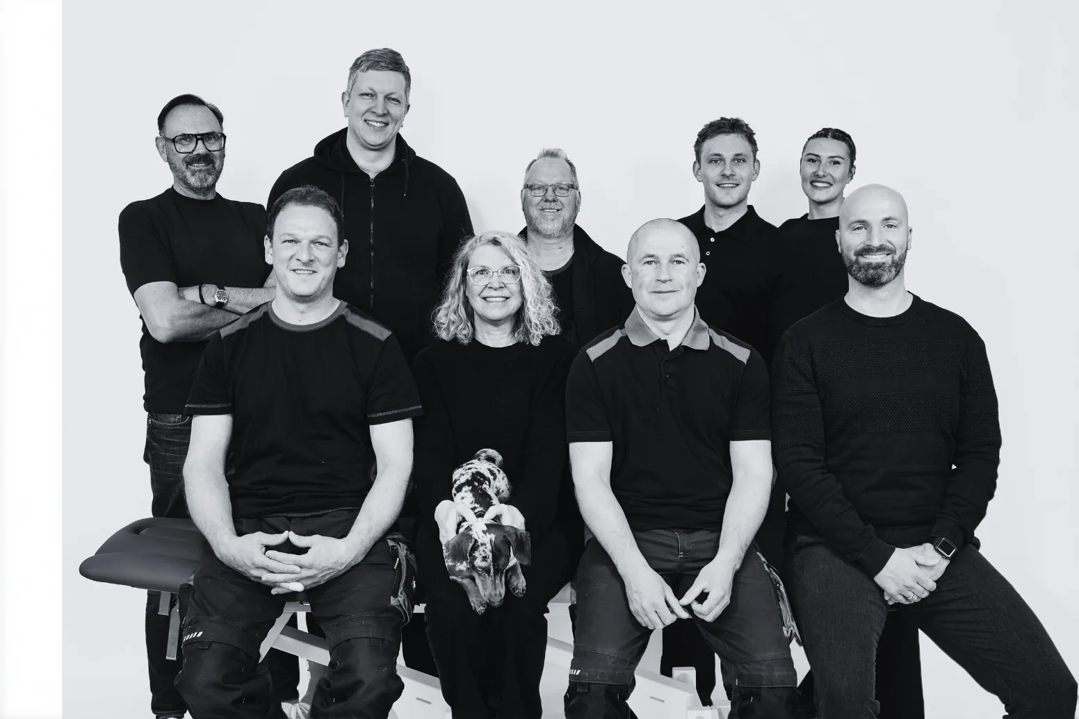 Das Physiobuy-Team in der Ausstellung für Praxisausstattung in Steinfurt