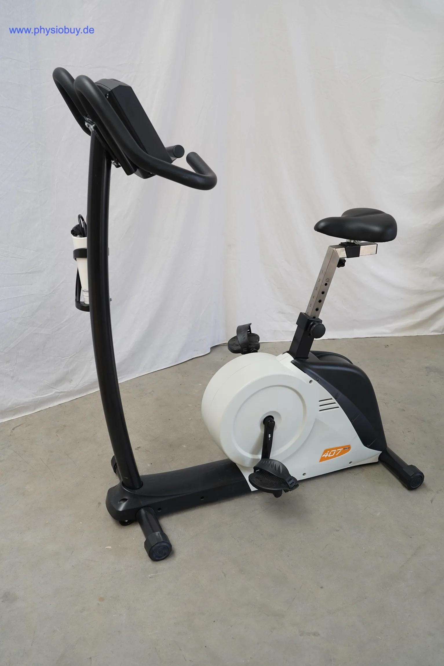 Ergo-Fit Cycle 407 Med, Fahrradergometer mit hohem Lenker, Seitenansicht