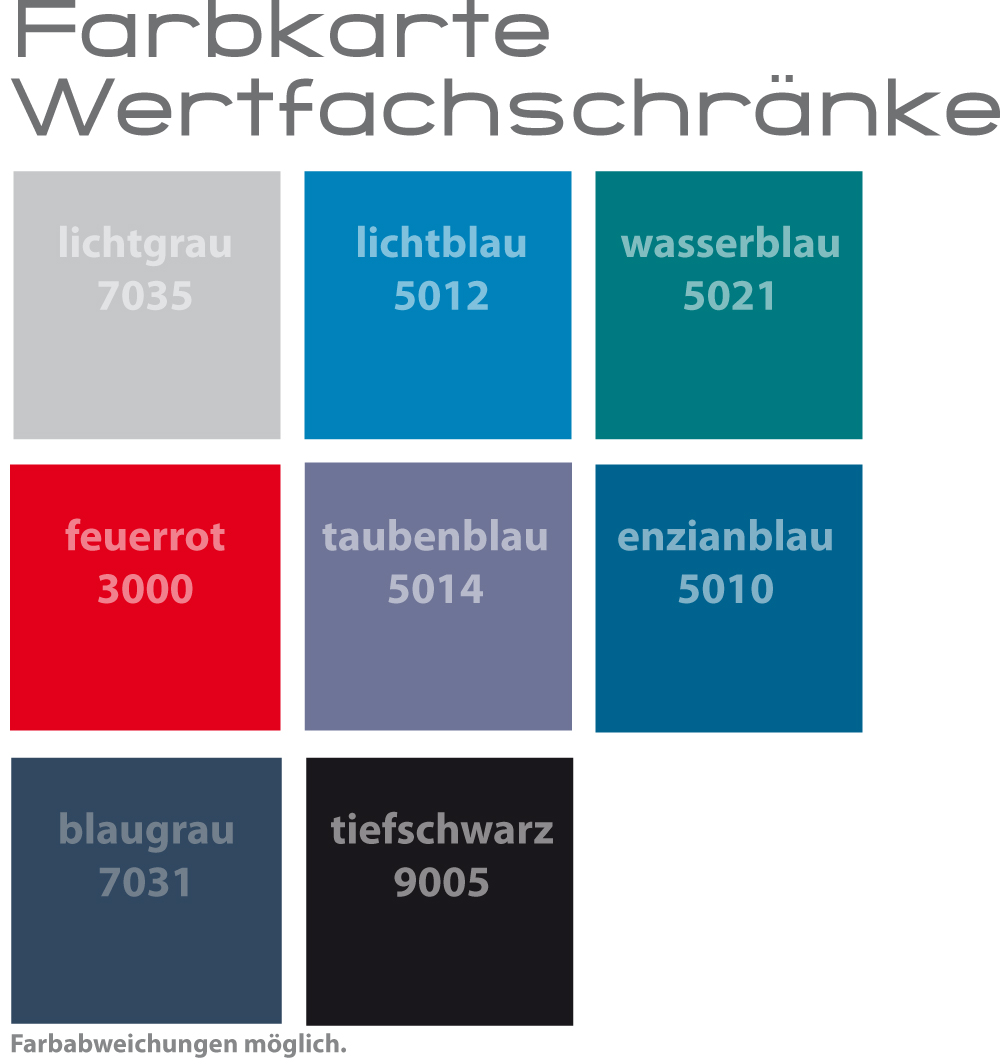 NEU Wertfachschrank 20 Fächer, 120 cm breit