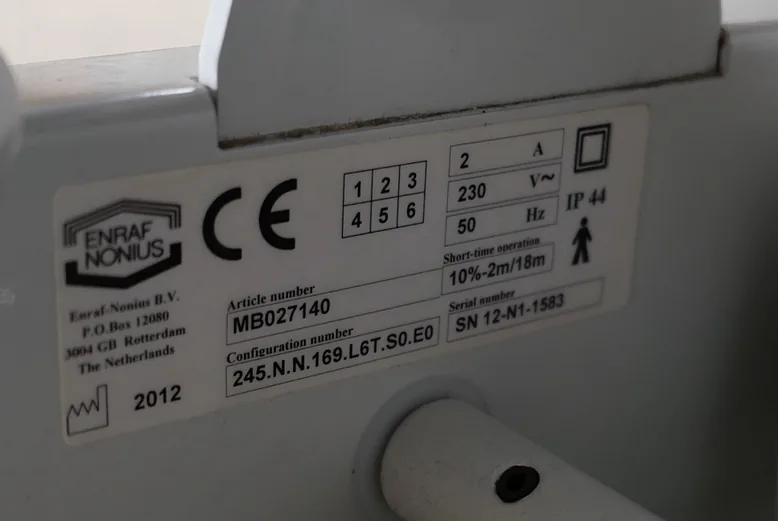 Enraf Manumed Optimal 245 MD elektrisch höhenverstellbar - gebraucht