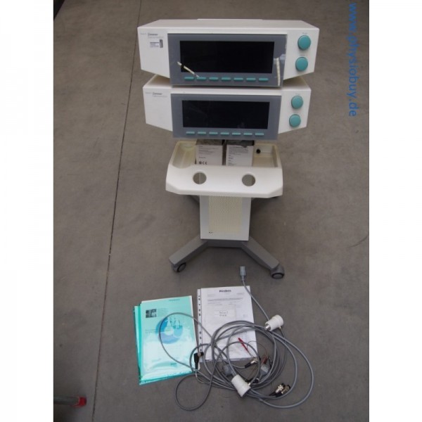 Zimmer Elektrotherapiegerät Galva 5 und Sono 5 inkl. Gerätewagen- Gebrauchtgerät
