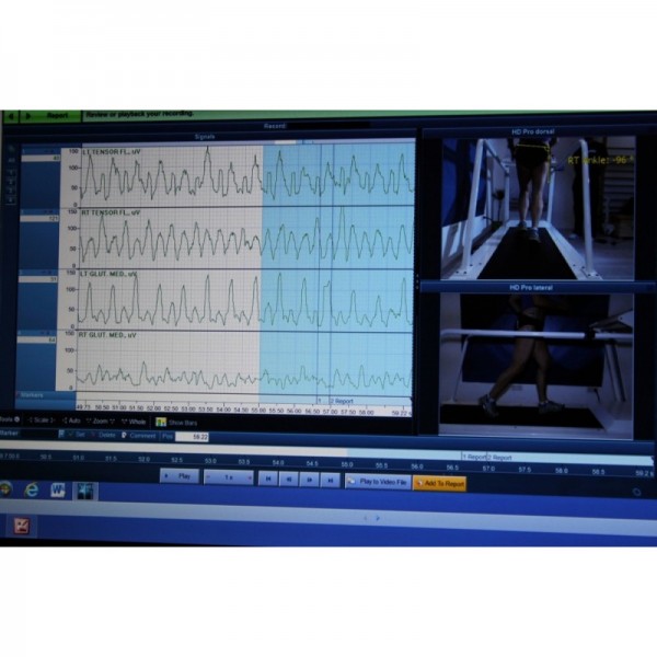 Messplatz Noraxon: 4-Kanal-EMG, Videoanalyse und Kraftdiagnostik - Gebrauchtgerät